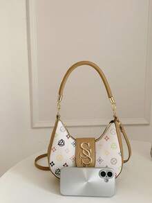2026 New Crescent Underarm Crossbody Bag, Minimalist Summer Fashion Shoulder Bag For Women - Beige - View 6