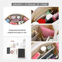 Túi đựng đồ có khóa kéo bằng nỉ chất lượng cao, phù hợp với nhiều loại túi xách, túi tote nữ với 9 ngăn, túi lót bằng nỉ, vừa vặn với túi xách và túi tote, túi lót thời trang, hoàn hảo để bảo vệ túi xách của bạn. - Nhiều màu - Xem 4