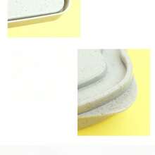 Cute Little Bread-Shaped Lunch Box, Portable Lunch Container Rich In Wheat Fibers, Sandwich Container With A Lid And Leak-Proof Feature, Preservation Box Suitable For Students And Office Workers, Picnic Food Storage Box - 綠色 - 查看 4