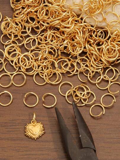 100-200 piezas/lote Anillos de salto abiertos de acero inoxidable de 3 mm, 4 mm, 5 mm, 6 mm, 7 mm, 8 mm, conectores para hacer joyas DIY, pendientes, pulseras, collares, accesorios