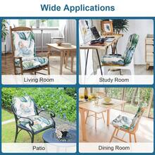 Rocking Chair Cushion Seat Cushions Home Collection Rocking Chair Cushions Pads -- Beige Leaf - As Pic - View 4