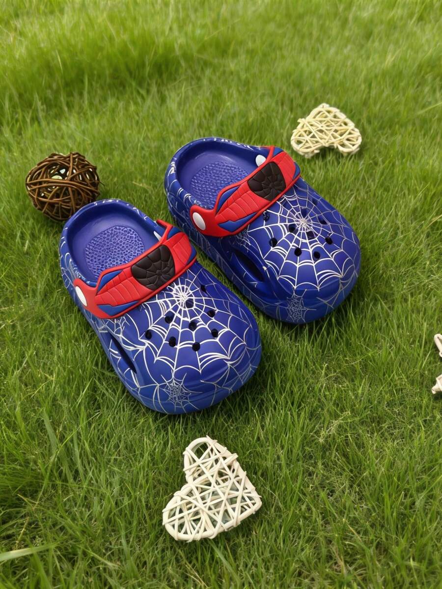 Children's EVA Slip-On Shoes With Cushioned Sole, Suitable For Spring And Autumn Indoor And Outdoor Wear, Children's Sandals, Children's Shoes - Blue - View 1