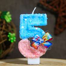0-9数字字母生日蜡烛,手工DIY生日蛋糕、派对和节日装饰蜡烛,采用蓝色、粉色、混合色、闪光和草坪足球图案设计,适合生日派对庆祝活动,男女皆宜。这款数字蜡烛套装是庆祝宝宝一周岁生日和满月派对的完美之选。 - 創意足球藍粉紅雙拼 - 查看 23