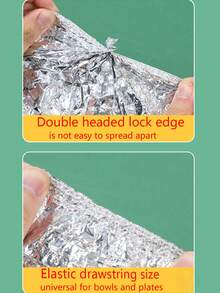 50/30/20/10pcs Set Aluminum Foil Food Covers, Opaque Reusable Cooking Pot Lids, Heat Resistant Fridge Freezer Seal Wrap, Kitchen Essentials, Gift - View 9