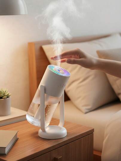 300ml Humidifier Cool Mist Humidifier, USB Personal Desktop Humidifier For Car, Office Room, Bedroom, 2 Mist Modes, Super Quiet( White),Ideal For Offices, Living Rooms, And Bedrooms. The Perfect Gift For Friends, Couples, And Parents On Special Occasions.1PC