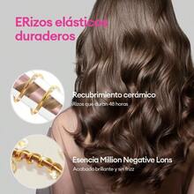 Rizadora Automática para Cabello de Cerámica 25mm, Ajuste de Temperatura, Ideal para Rizos Definidos y Duraderos - por defecto - Ver 5
