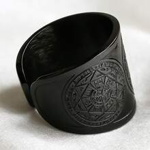 7 Archangels Protection Ring, Stainless Steel Christian Religious Protective Jewelry, Fits Solomon Seal Wand - 18K Gold Plated Ring With Archangels Michael, Gabriel, Uriel, Jibril, Suitable For Men And Women, Great Gift For Father's Day, Mother's Day, Daily Wear And Spiritual Armor - Ring - View 8