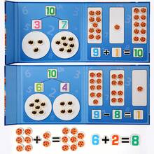 Kids Montessori Learning Toy Kindergarten Manipulates Puzzle Game Counting Math Teaching Aids - Multicolor - View 5
