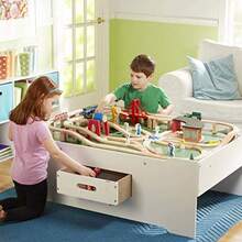and Doug Deluxe Wooden Multi-Activity Play Table for Playroom - como en la imagen - Ver 7