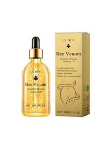 OUHOE Honey Firming Body Oil, 1.05 Oz - Bee Oil Firming Skin, Moisturizing Contains Chamomile, Ginger, Vitamin E, And Glycerol, Firming Waist, Hips, And Thighs | Low Allergy, No Fragrance, Suitable For All Skin Types - 黃色 - 查看 6
