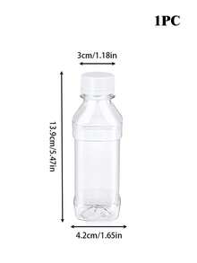 Bộ 5 chai nhựa trong suốt đựng đồ uống, dung tích lớn, chống rò rỉ, thích hợp cho sinh tố, nước ép, sữa và các loại đồ uống tự làm. - Nhiều màu - Xem 8