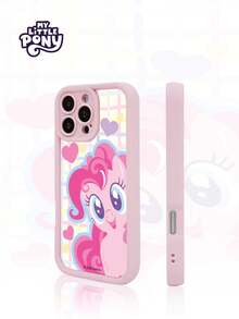 Hasbro MY LITTLE PONY 爱心官方正品卡通少女手机壳，兼容 iPhone 17、17 Air、17 Pro、17 Pro Max、11、12、13、14、15、16 Pro、16 Pro Max、14 Plus、15 Plus、16 Plus、15 Pro Max、16 Pro、16 Pro Max、XR - 粉紅色5 - 查看 4