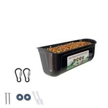 Máng ăn tự động cho gà, vịt, ngỗng, dê, treo trên hàng rào, dung tích lớn. - nhiều màu - Xem 17