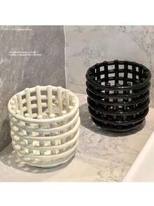 Hộp đựng khăn giấy, hộp đựng kem đánh răng, bàn chải đánh răng, cọ trang điểm, hộp đựng bút trong phòng tắm - Nhiều màu - Xem 6