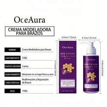 Crema Reafirmante para Brazos con de Abeja | Crema Corporal Nutritiva que Tonifica y Reafirma la Piel, Mejora la Elasticidad y Deja la Zona de Brazos Más Firme y Joven | Fórmula Suave Apta para Todo Tipo de Piel, Hidrata y Nutre en Profundidad, Ideal para Uso Diario en Cuidado Corporal - B - Ver 7