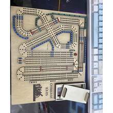 11.81英寸经典克里比奇棋盘游戏，木制克里比奇游戏，陷阱克里比奇游戏，传统棋盘游戏，家庭酒吧游戏 - 彩色 - 查看 5