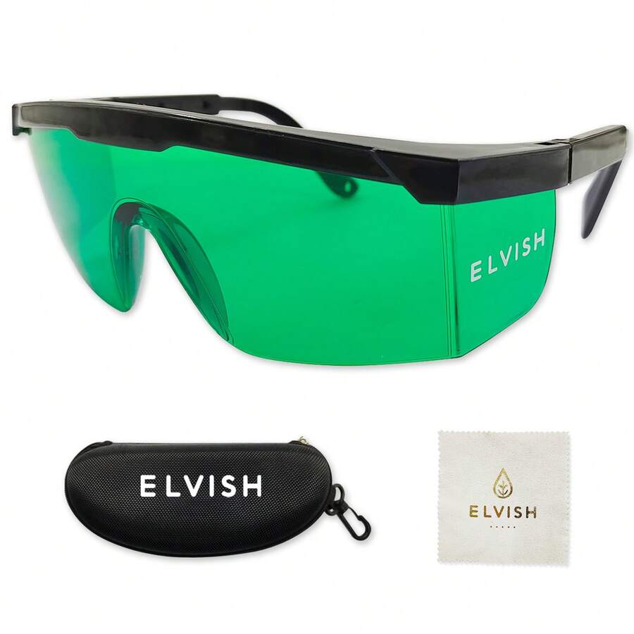 Blue Green  Blue Lenses For Men's And Women's Oversized Outdoor Sports Heatwave Fashion Glasses, And Fashionable Design, Bright Light Cycling Goggles Driving Fishing Mountain Bike Protection, Essentials For Summer Travel, Easy Comfort Casual Outfits Eyewear For Work With Box - 綠色 - 查看 1