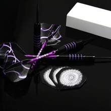 HUANQU 3pcs Professional Dart Set, Full Set Of Professional Hard Darts, Includes 3 Darts + 3 Shafts + 3 Flights + 1 Dart Sharpener + 1 Storage Box, Durable And Shock-Resistant, Perfect For Competition, Practice And Home Entertainment, Holiday Gift - Multicolor - View 8
