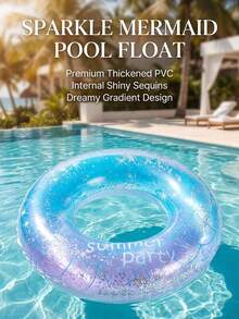 Flotador inflable para piscina, aro inflable para nadar, aro inflable para nadar con patrón de cielo estrellado, patrón de cielo estrellado de ensueño, aro inflable de PVC para nadar, flotador inflable para brazos unisex, adecuado para deportes acuáticos de verano y fiestas en la piscina, fiestas en la playa, piscinas, playas, ocio de vacaciones de verano en la piscina - Múltiples estilos - Ver 4