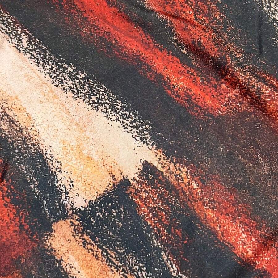 Printed Crepe Fabric 95% Polyester 5% Elastane - 30 - View 1