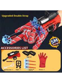 1pc Latest Spider Web Shooter Hero Web Slinger Glove Toy, Perfect Gift For Teenagers - Birthday, Holiday, Halloween, Christmas, Gamer, Easter - Multicolor - View 14