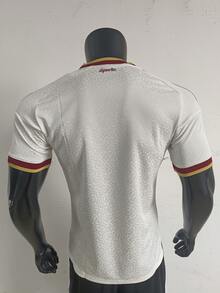 2025 Spain National Team Away White Soccer Jersey, Unisex Football Shirt For Couple Matching, Vintage Streetwear Sports Top, Perfect Gift, Gym Athletic Clothes - 預設 - 查看 2