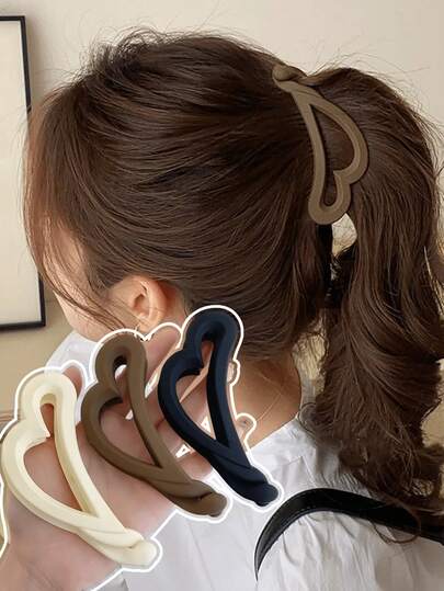 1/3pcs Oversized Banana Design Hair Claw Clip, High-End Hairstyle Accessory For Ponytail, Hair Stylinghair,Hair Accessory