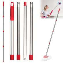 Spin Mop Replacement Handle Compatible With O Cedar Mop Replace Head Base, 4 Section 30" To 58" Mops Handles  Germany Screw (Mop Base&Refill Not Included) - A - Xem 12
