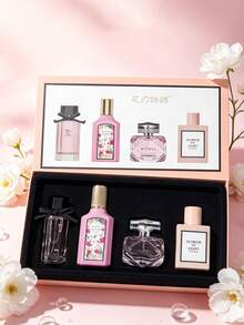 4pcs BURBER RY Perfume Gift Set - 3.4 Oz EDP Spray, With Attractive Signature Scent, High-End Aroma, Elegant Appearance: Beautifully Packaged In A Luxury Gift Box, UnisexUsed For Dating/Attending Meetings/Daily Commuting, And Can Also Be Given As A Birthday/Graduation/Christmas Gift ﻿ - 多樣化香型 - 查看 6