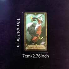 80张12x7厘米鸽子塔罗牌，配有纸杯、羽毛、饼干和吸管等元素插画设计，英文塔罗牌，附带纸质说明书，可用于占卜、算命、圣诞节、万圣节、感恩节等场合，亦可作为礼物赠送。 - 黑色 - 查看 5