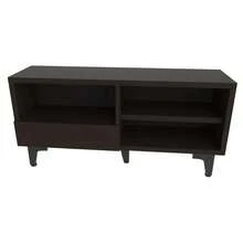 55-Inch TV Stand, Living Room Furniture, Modern Minimalist Retro Style TV Stand, Multimedia Unit With Storage Space, Ideal For The Living Room And Bedroom - Black - View 6