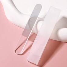 1 cái dũa móng tay, dũa móng tay nano thủy tinh, khối mài móng tay trong suốt có thể tái sử dụng, dụng cụ chăm sóc móng tay, dũa móng tay nano thủy tinh, hộp đựng di động - Trong sáng - Xem 10