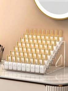 5/4/3 Layers Of Removable Multi-Functional Storage Rack, Suitable For The Storage And Sorting Of Perfume, Cosmetics, Glasses, Nail Polish And Other Items, Can Display Nail Polish ,Nail Polish Studio Tool Accessories, Large Capacity Design, - Multicolor - View 6