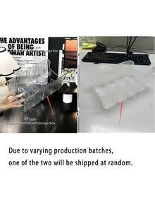Hộp đựng khẩu trang acrylic dung tích lớn có nhiều ngăn, hộp đựng đồ trang điểm phù hợp cho bàn trang điểm, tủ phòng tắm, có thể đựng cọ, bút chì, son môi, thích hợp cho nhà bếp, phòng ngủ, phòng khách, phòng tắm, món quà tuyệt vời cho gia đình và bạn bè, có thể dùng làm túi đựng mỹ phẩm, hộp đựng đồ trang điểm, túi đựng đồ dùng vệ sinh cá nhân, hộp đựng đồ trên bàn làm việc. - Nhiều màu - Xem 11