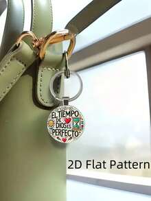 Este colgante presenta un diseño circular minimalista con un patrón de sol soleado y corazón, lo que lo convierte en un regalo ideal para cumpleaños, amigos, el Día de San Valentín o cualquier persona especial en tu vida. - Multicolor - Ver 6