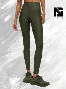 7/8 High-Waist Airlift Legging - Green Olive - View 1