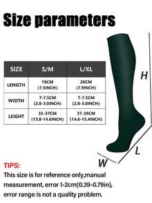 1 Par/6 Pares de Calcetines de Compresión para Mujer, Mejor Calificados, Fuerte Soporte, Antideslizante, Adecuados para Viajes, Vuelos de Larga Distancia, Promoción de Medios y Otras Ocasiones, Calcetines de Compresión Ideales como Regalos para Amigos, Madres, Padres, Trabajo, Deportes, Gimnasio, Correr, Senderismo, Ciclismo, Cómodos y Cálidos. - Multicolor - Ver 4