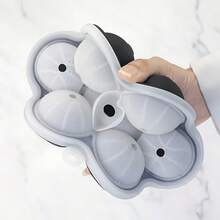 Khay silicon hình cầu 7 ô, có nắp đậy, có thể tái sử dụng, khuôn hình phễu, thích hợp cho các bữa tiệc và sự kiện. - Nhiều màu - Xem 4
