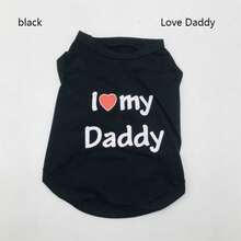 狗狗印花背心，小型和中型犬宠物T恤背心，休闲打底衫 - 彩色 - 查看 8