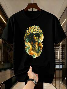 Men T-Shirts - Black - View 2