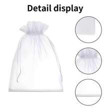 [Bolsa Reutilizable de Protección de Plantas] Bolsa Reutilizable de Protección de Frutas y Verduras | Cubierta de Malla de Polipropileno con Cordón, Adecuada para Uvas, Manzanas, Cítricos - Barrera Multiusos contra Plagas de Jardinería - A - Ver 9