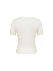 2026 New Slimming Raglan Short Sleeve Sweater, Year Of The Horse Spring - Apricot - View 7