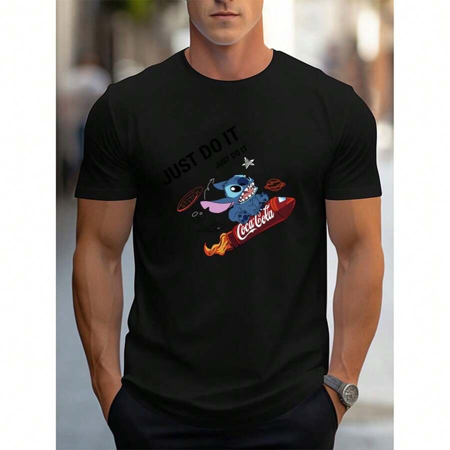 Men Outdoor Tees & Tanks - Black - View 1