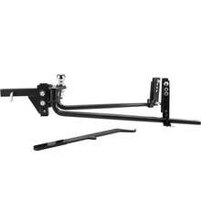 Weight Distribution Hitch, 1,000 Lbs Weight Distributing Hitches Kit With Sway Control For Trailer, 2-In Solid Steel Shank, 2-5/16 In Alloy Steel Ball, Powder Coated Load Leveling Hitch, Black - 1,000 Lbs - View 8
