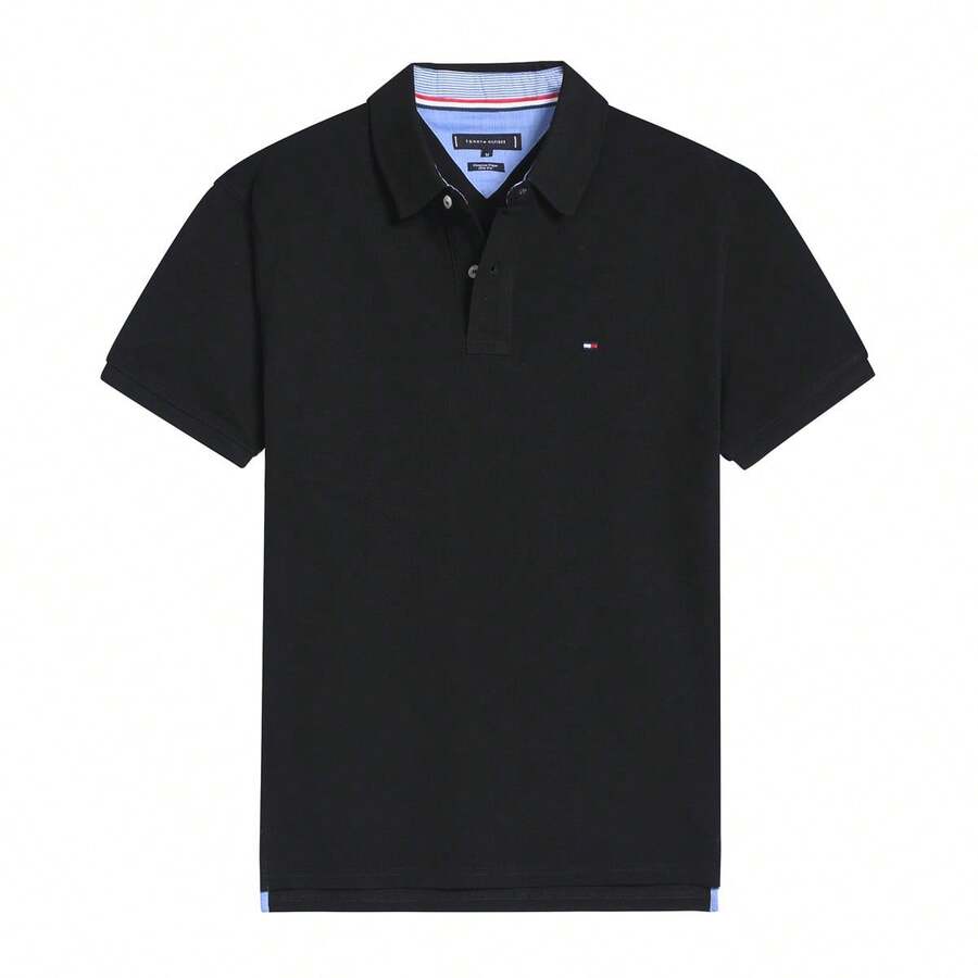 Men Polo Shirts - Black - View 1