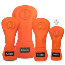 1 bao đựng gậy golf tối giản sáng tạo, thêu bằng chất liệu PU, phù hợp với gậy Driver, 3 Wood, 5 Wood, Hybrid. - Nhiều màu - Xem 2