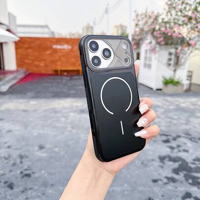 PC材质边框，防指纹，侧边防滑设计，支持无线充电，全包式手机壳，兼容 17 Pro Max/Air/17 Pro/17/16/15/14/13/12/11等机型