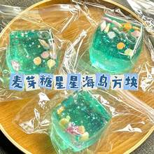 3D Cartoon Squishy Ornament, Magic Cube Stress Relief Toy, Infinite Squeeze Decompression Fidget Toy - 5CM Island Shell Pudding - View 2