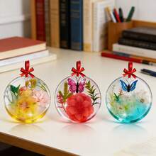 Khuôn làm mặt dây chuyền tròn bằng nhựa epoxy, khuôn silicon 4 ngăn có lỗ, khuôn làm đế lót ly, khuôn đúc mặt dây chuyền tròn bằng nhựa epoxy, dùng để làm đồ thủ công DIY, quà tặng, trang sức, móc khóa. - Màu trắng sữa/silicone - Xem 8