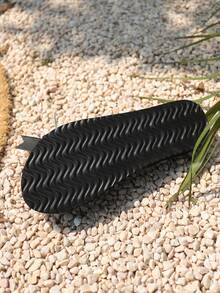 Sandalias de plataforma con un tirante, con decoración de lunares en forma de corazón y lazo, para mujer, de color negro, con suela gruesa y antideslizante, para uso en verano, vacaciones y uso diario en exteriores - Negro - Ver 7